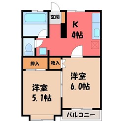 おもちゃのまち駅 徒歩3分 1階の物件間取画像